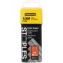 Stanley 1-CT106T Set 1000 Capse pentru cabluri, tip 7/CT100, 10mm, 3/8"