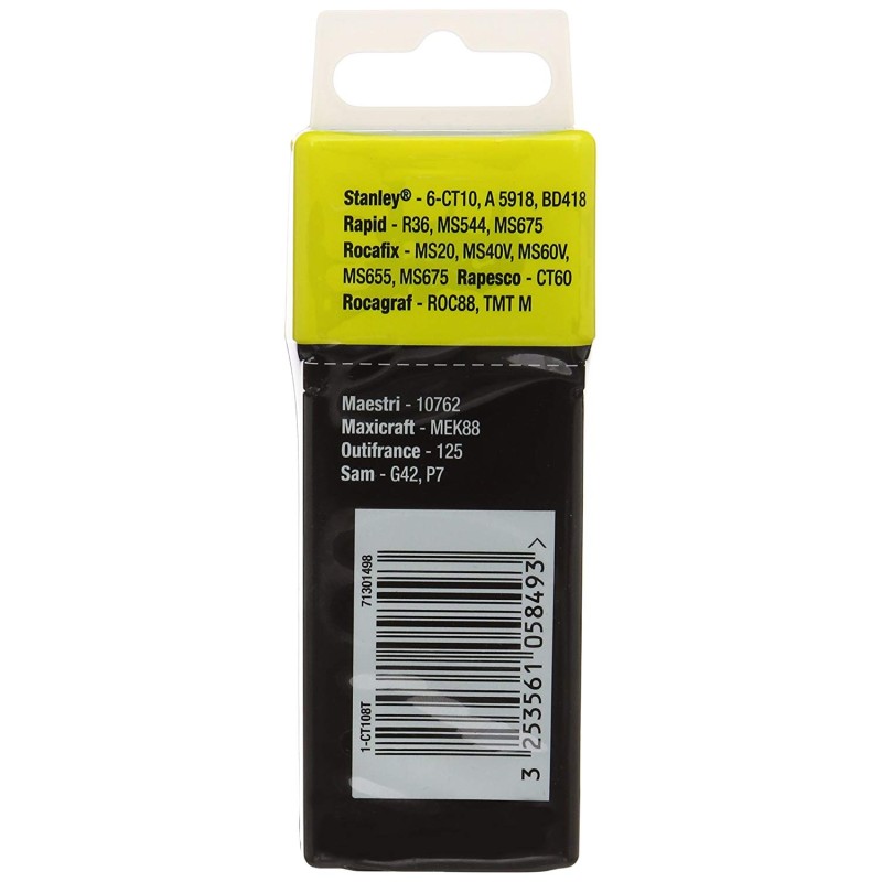 Stanley 1-CT108T Capse pentru cabluri – tip 7/CT100 12mm 1/2" - 1000 buc