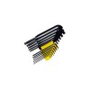 Stanley 0-69-257 Set 12 Chei imbus lungi, Cap sferic 1/16-3/8", L
