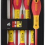 Stanley 0-65-441 Set 6 surubelnite FATMAX izolate, drepte, PH, tester tensiune