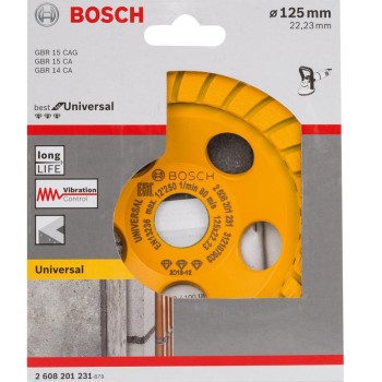 Bosch Disc-oala diamantat Best for Universal Turbo 125x22,23x5mm