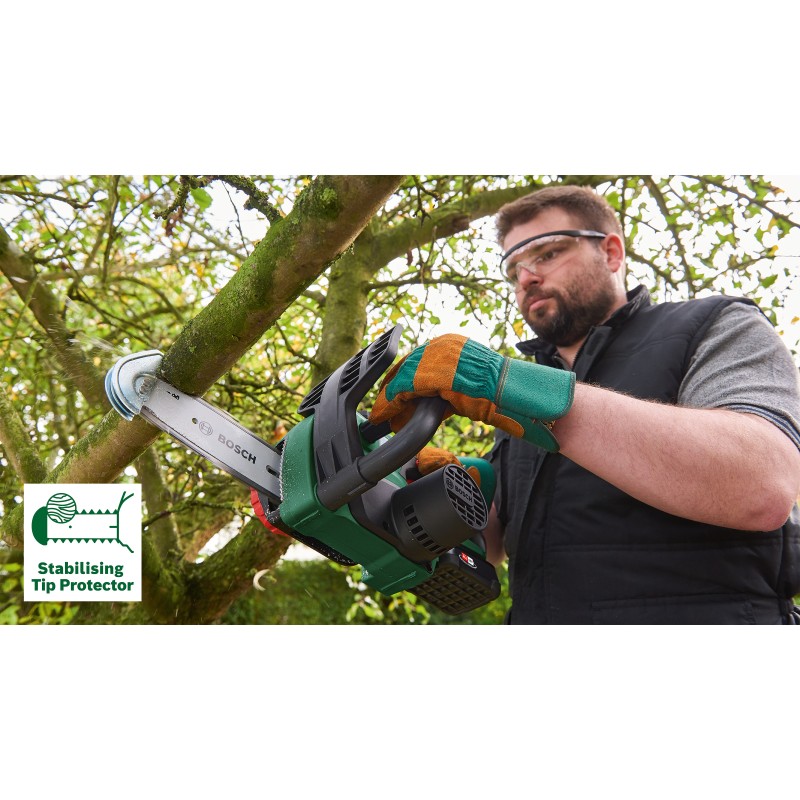 Bosch UniversalChain 18 Ferastrau cu lant + Acumulator 18V, 2.5Ah + Incarcator AL 18V-20