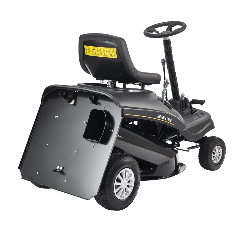 Texas Rider 6110E tractoras pentru tuns gazonul 2 in 1, 6.4CP, benzina, latime de taiere 610mm, inaltime taiere 35-75mm, sac colector 150l, pornire electrica