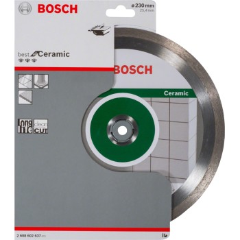 Bosch Disc diamantat Best pentru ceramica 230x25.40x2.4mm