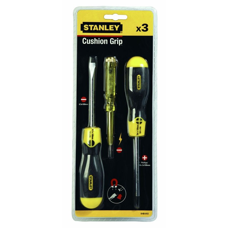 Stanley 0-65-012 Set 3 surubelnite CushionGrip