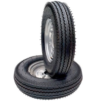 ProGARDEN Set roti complete profil rutier 5.00-12, 4 prezoane, RIM 3.00B