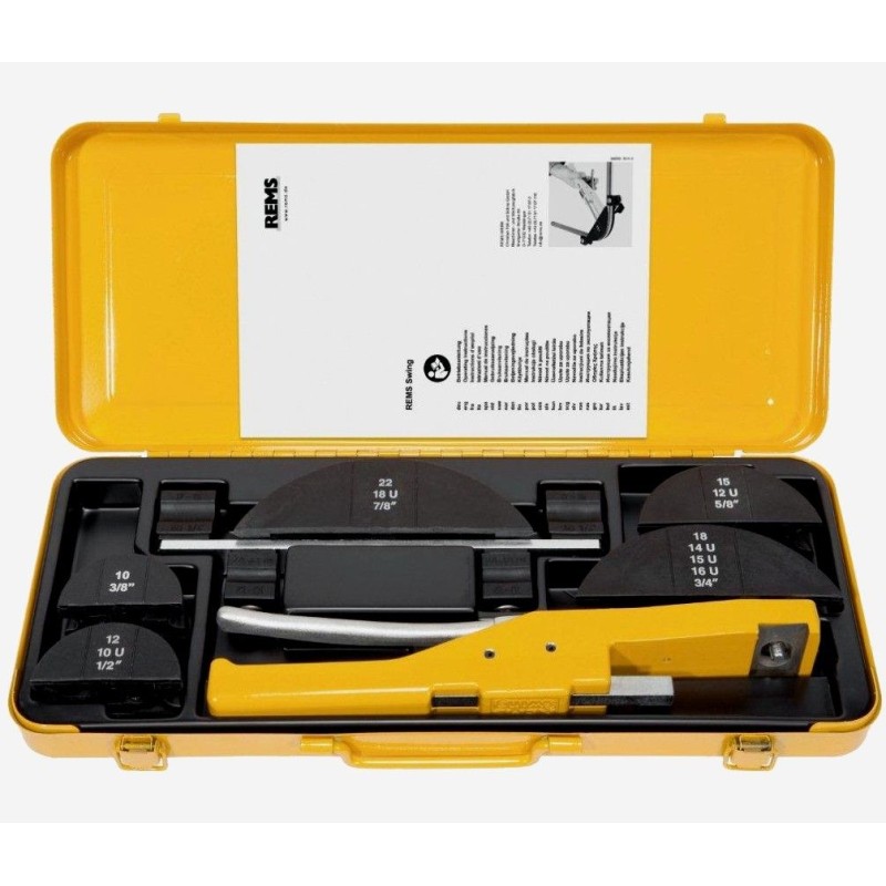 REMS Dispozitiv manual de indoit tevi cu clichet Swing Set 12-15-18-22 + 1/2-5/8-3/4-7/8" 153025