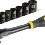 Stanley 0-94-606 Set 3/8 sfm de 9 tubulare cu clichet