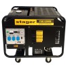 Stager YGE12000E Generator open-frame 10kW, monofazat, benzina, pornire electrica