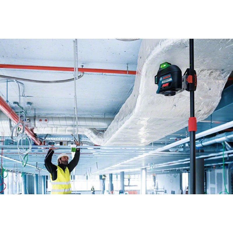 Bosch GLL 3-80 G Nivela laser cu linii verzi (30 m)