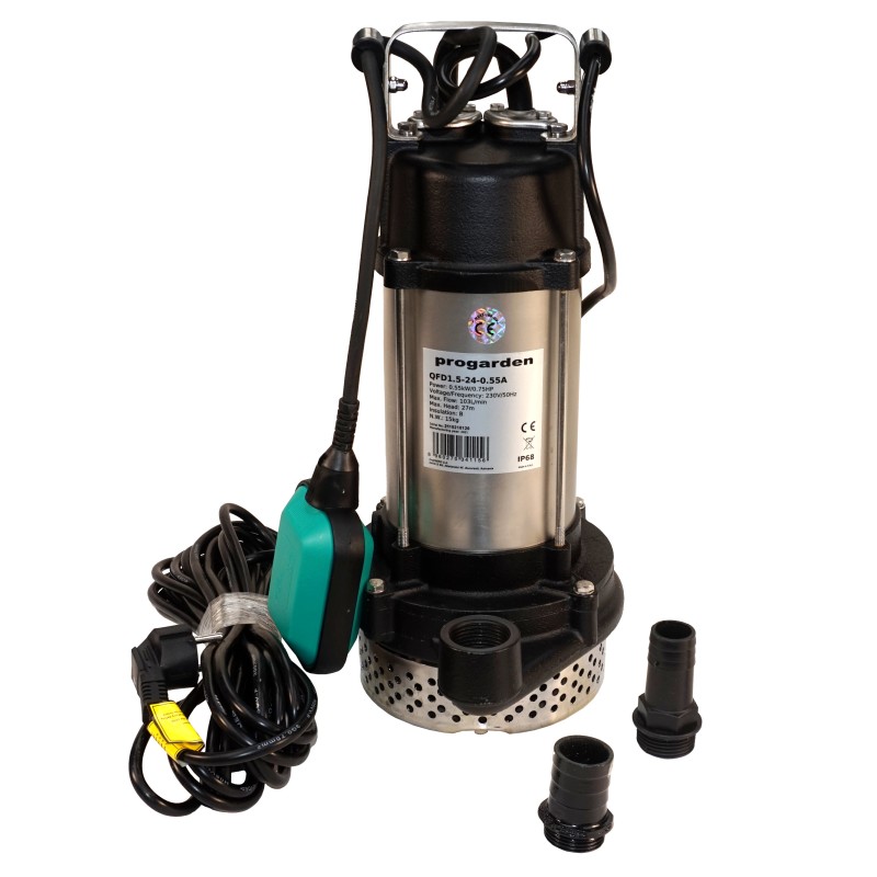 ProGARDEN QFD1.5-24-0.55A Pompa drenaj 1", 550W, apa murdara, 100L/min