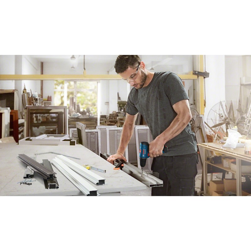 Bosch GSR 120-LI Masina de gaurit si insurubat cu 2 acumulatori Li-Ion 12 V, 2Ah, Valiza + Set 23 accesorii