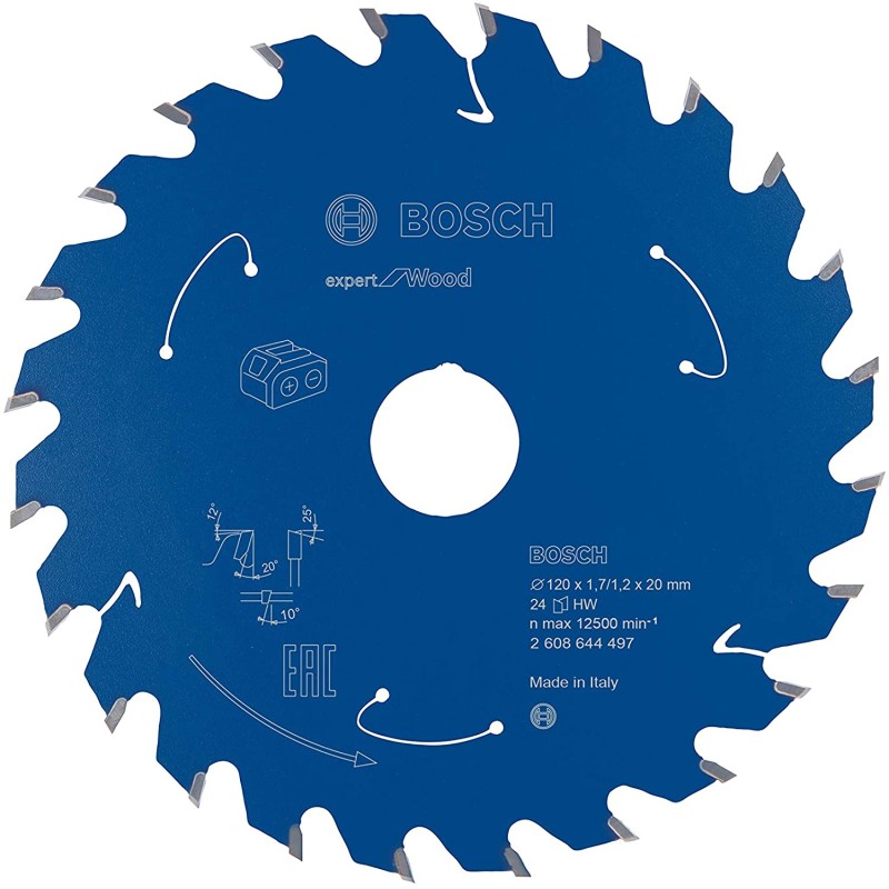 Bosch Panza ferastrau circular Expert for Wood, 120x20x1.7mm, 24T