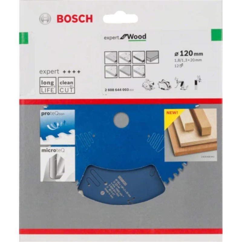 Bosch Panza ferastrau circular Expert for Wood, 120x20x1.8mm, 12T