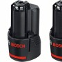 Bosch 2xGBA12V Set 2 acumulatori Li-Ion, 12V, 3Ah