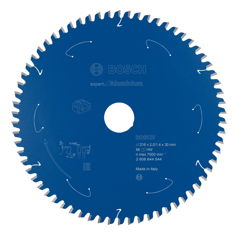 Bosch Panza ferastrau circular cu acumulator Expert for Aluminium T, 216x30x2mm, 66T