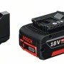 Bosch 2xGBA18V + GAL18V-40 Set 2 acumulatori Li-Ion, 18V, 4Ah + Incarcator rapid de 4Ah