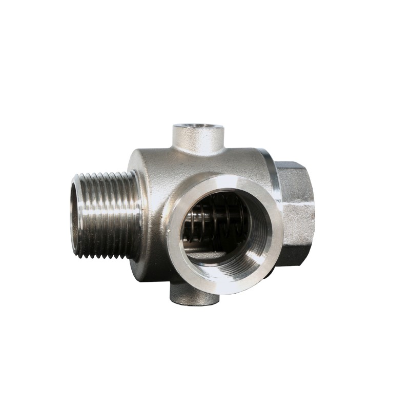 ProGARDEN Racord hidrofor cu supapa de sens,  5 cai, FE1"xFI1"xFI1"xFI1/4"xFI1/4", inox