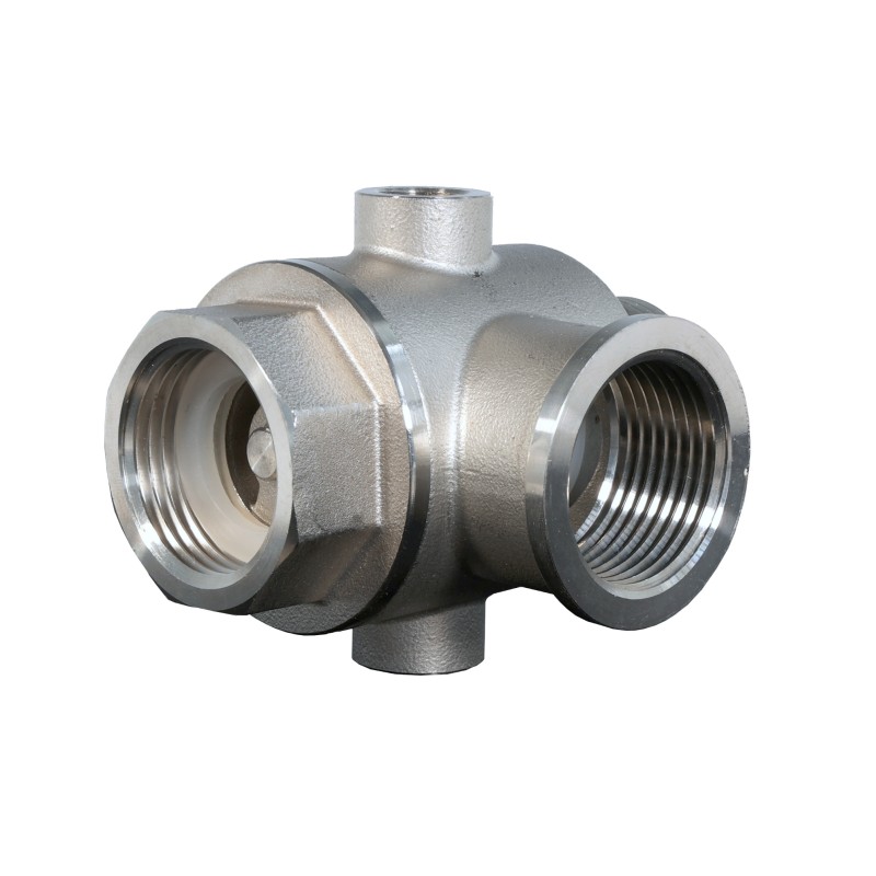 ProGARDEN Racord hidrofor cu supapa de sens,  5 cai, FE1"xFI1"xFI1"xFI1/4"xFI1/4", inox