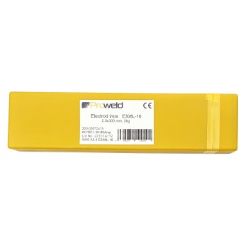 ProWELD E308L-16 electrod inox, 2.0x300mm, tub 2kg