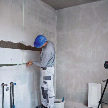 Bosch GCL 2-50 G + RM 10 Nivela laser verde cu linii (20 m) + Suport professional