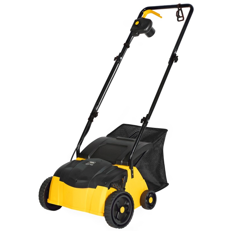 Texas MPC 1400 scarificator aerator gazon 2-in-1, motor electric 1400W, sac 35 litri, latime lucru 32cm, reglaj central