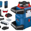 Bosch GRL 600 CHV + LR 60 + RC 6 Nivela laser rotativa orizontal/vertical (600 m) + Receptor si telecomanda