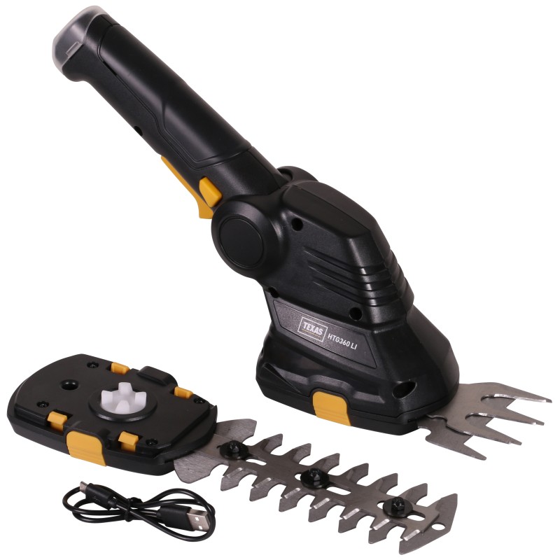 Texas HTG360Li foarfece de iarba, Li-Ion 3.6V, 1.3Ah, lungime lucru 12cm, latime lucru 7mm, electric
