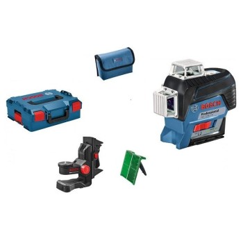 Bosch GLL 3-80 CG + BM 1 (solo) Nivela laser cu linii verzi (30 m) cu Bluetooth + Suport + L-Boxx