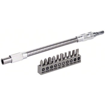 Bosch Set 10 biti + prelungitor flexibil