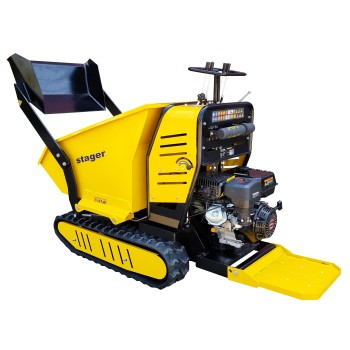 Stager RMT500SI roaba cu motor termic cu incarcator frontal 9CP, 500kg, senile