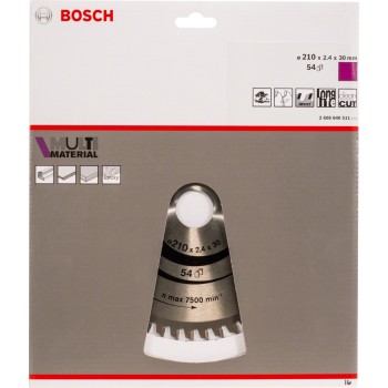 Bosch Panza ferastrau circular Multi Material, 210x30x2.4mm, 54T