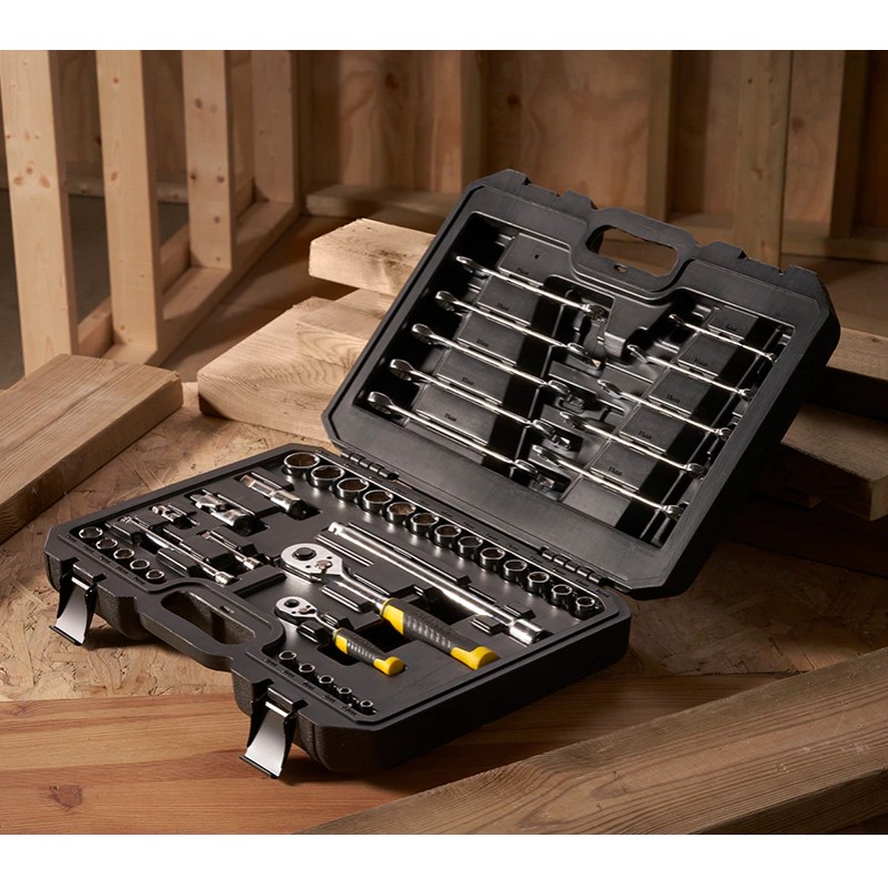 Stanley STMT82832-1 Set tubulare  1/4"+1/2"+ chei - 41 piese