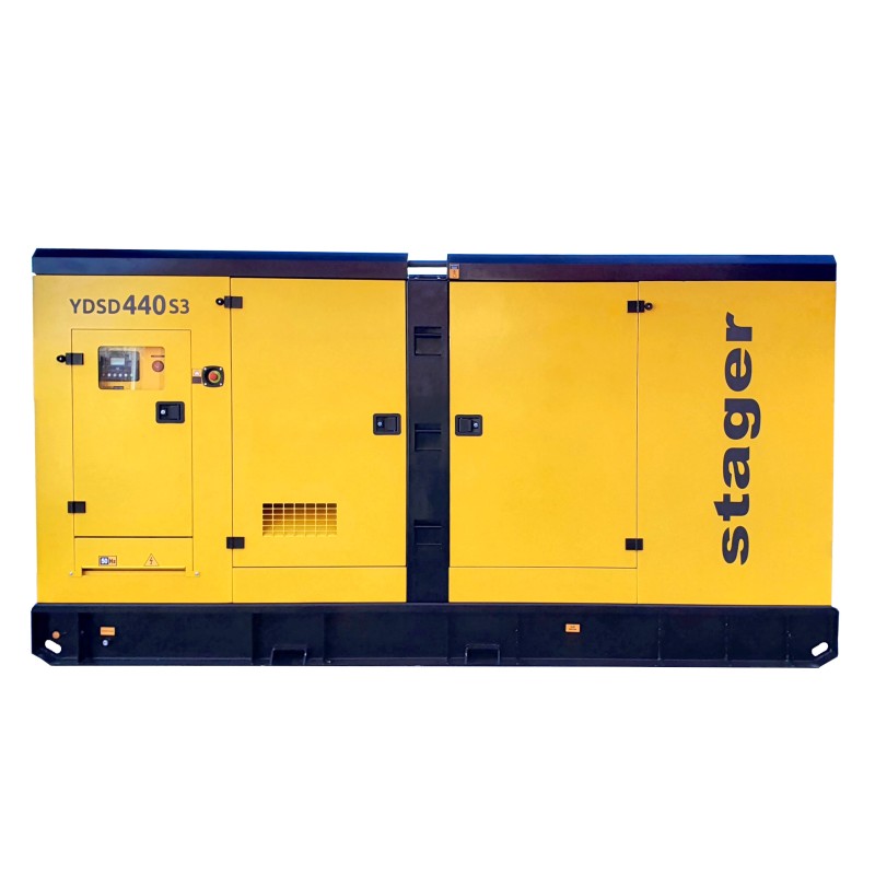 Stager YDSD440S3 Generator insonorizat 440kVA, 577A, 1500rpm, trifazat, diesel