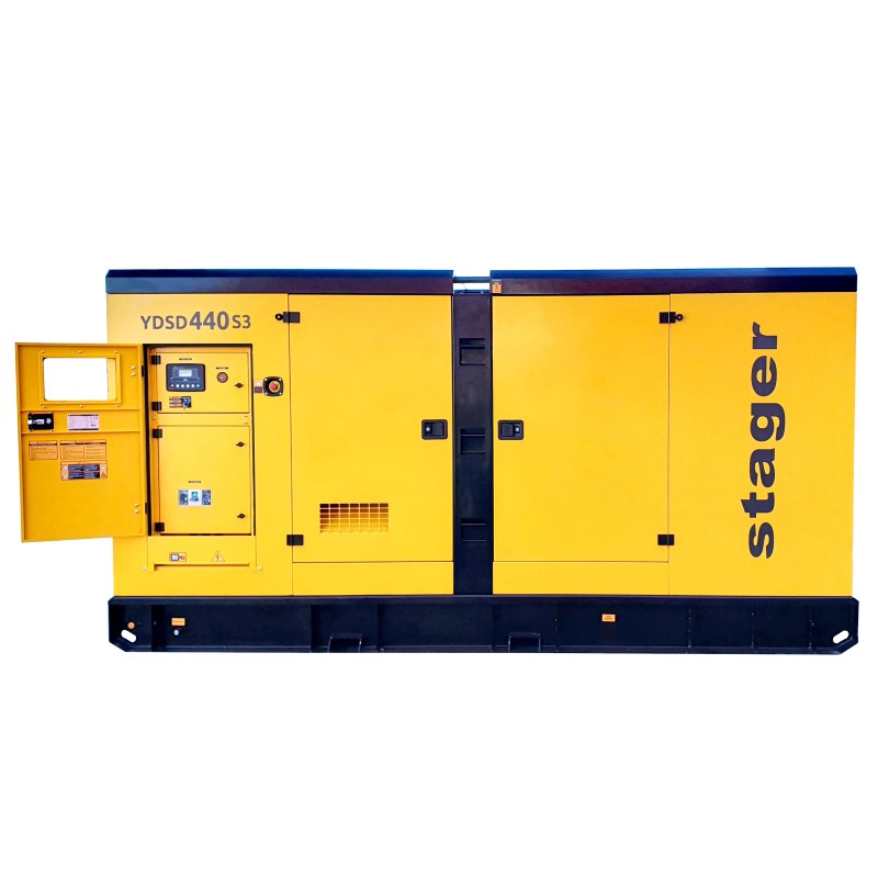Stager YDSD440S3 Generator insonorizat 440kVA, 577A, 1500rpm, trifazat, diesel