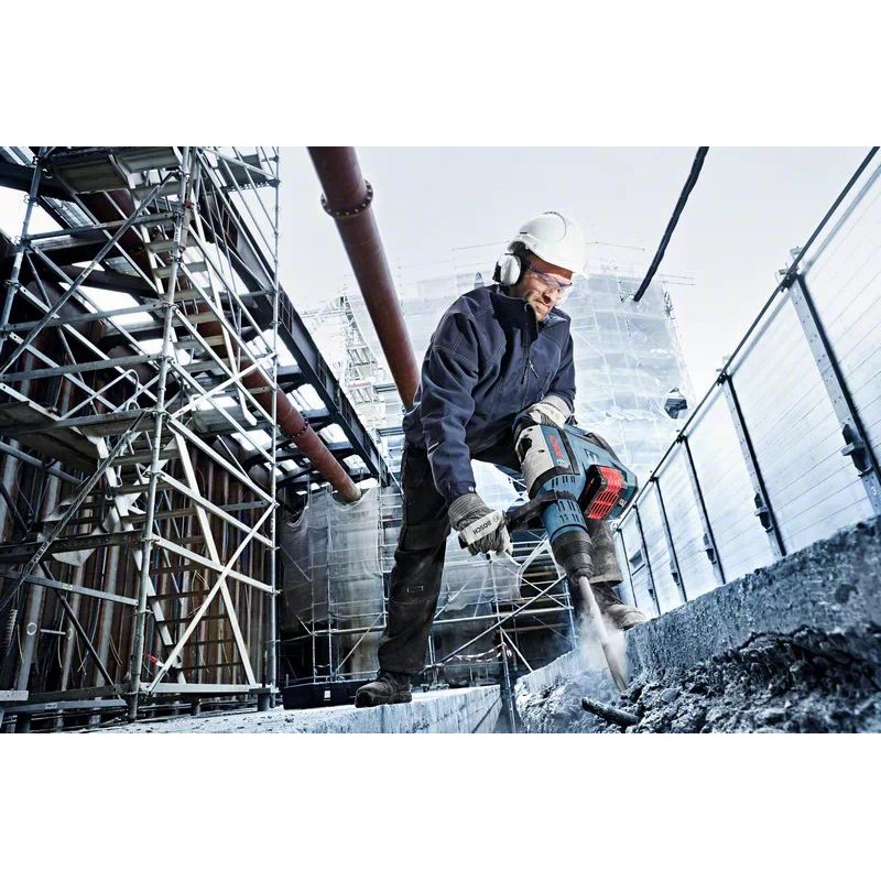 Bosch GBH 18V-45 C (solo) Ciocan rotopercutor SDS-MAX brushless Biturbo, Li-Ion, 12.5 J, fara acumulator in set