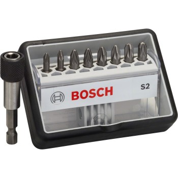Bosch Set capete de surubelnita Robust Line S PZ, Extra Hard 8+1