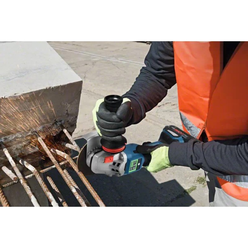 Bosch GWS 18V-15 SC (solo) Polizor unghiular cu regulator brushless Biturbo, Li-Ion, 18V, 125mm, fara acumulator in set + L-Boxx