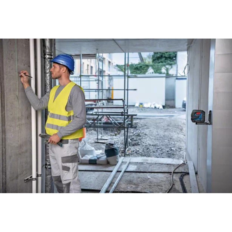 Bosch GLL 2-15 G + LB 10 + BT 150 Nivela laser cu linii verzi (15 m) + Suport universal + Trepied