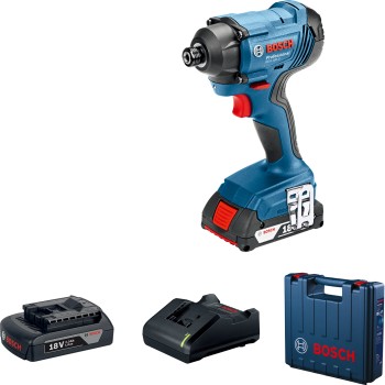 Bosch GDR 180-LI Surubelnita cu impact cu 2 acumulatori Li-Ion 18V, 2Ah, 160Nm