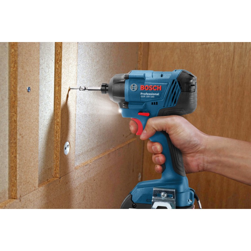 Bosch GDR 180-LI Surubelnita cu impact cu 2 acumulatori Li-Ion 18V, 2Ah, 160Nm