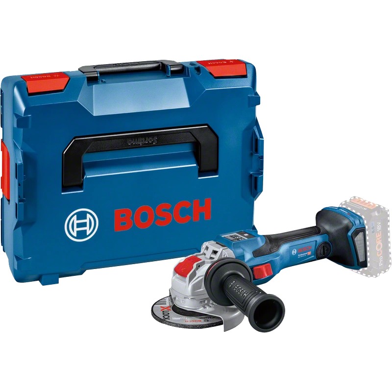 Bosch GWX 18V-15 SC (solo) Polizor unghiular cu regulator brushless BITURBO, Li-Ion, diametru disc 125 mm, fara acumulator in set, + L-Boxx, cu X-LOCK