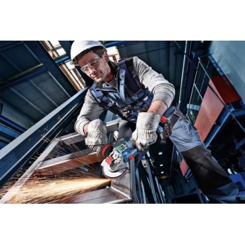 Bosch GWX 18V-15 SC (solo) Polizor unghiular cu regulator brushless BITURBO, Li-Ion, diametru disc 125 mm, fara acumulator in set, + L-Boxx, cu X-LOCK