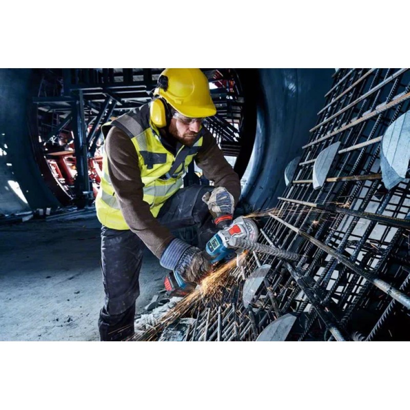 Bosch GWX 18V-15 SC (solo) Polizor unghiular cu regulator brushless BITURBO, Li-Ion, diametru disc 125 mm, fara acumulator in set, + L-Boxx, cu X-LOCK