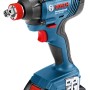 Bosch Masina de insurubat cu impact, GDX 180-LI, cu 2 acumulatori Li-Ion 18 V, 2 Ah, 180 Nm