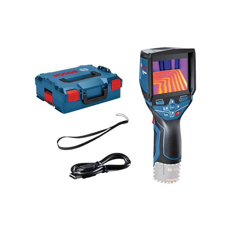 Bosch GTC 400 C (solo) Camera termica digitala Li-Ion + L-BOXX, 12V,  IR 160x120 px, USB, fara acumulator in set