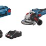 Bosch GWS 18V-15 SC Polizor unghiular cu regulator brushless Biturbo, cu 2 acumulatori ProCore Li-Ion, 8Ah, diametru disc 125 mm + L-BOXX Diametru disc 125 mm