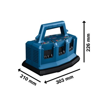 Bosch GAL18V6-80 Incarcator 8Ah, 18V pentru 6 acumulatori (fara acumulatori)