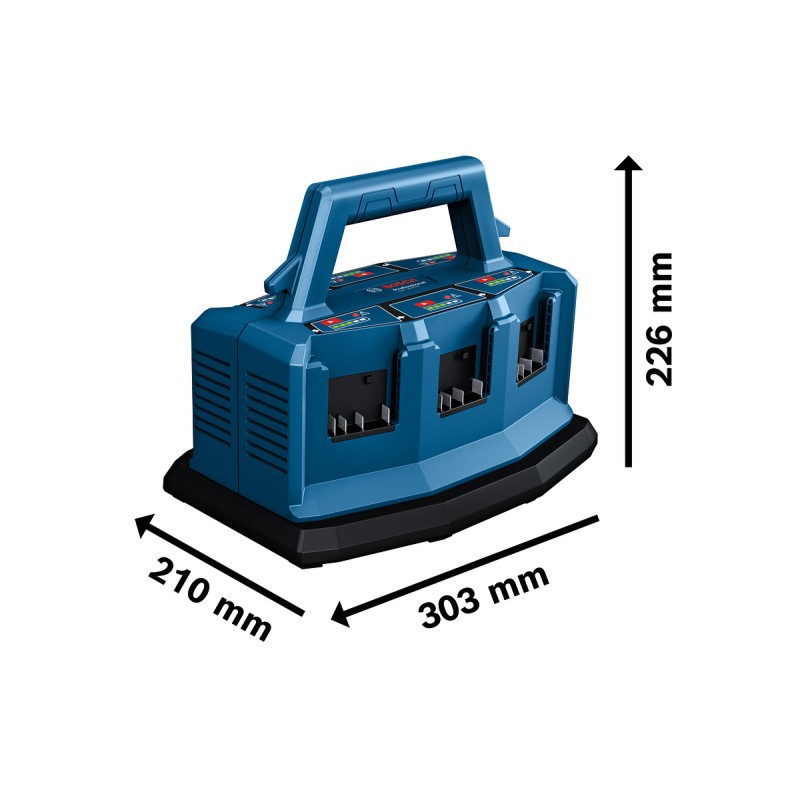 Bosch GAL18V6-80 Incarcator 8Ah, 18V pentru 6 acumulatori (fara acumulatori)