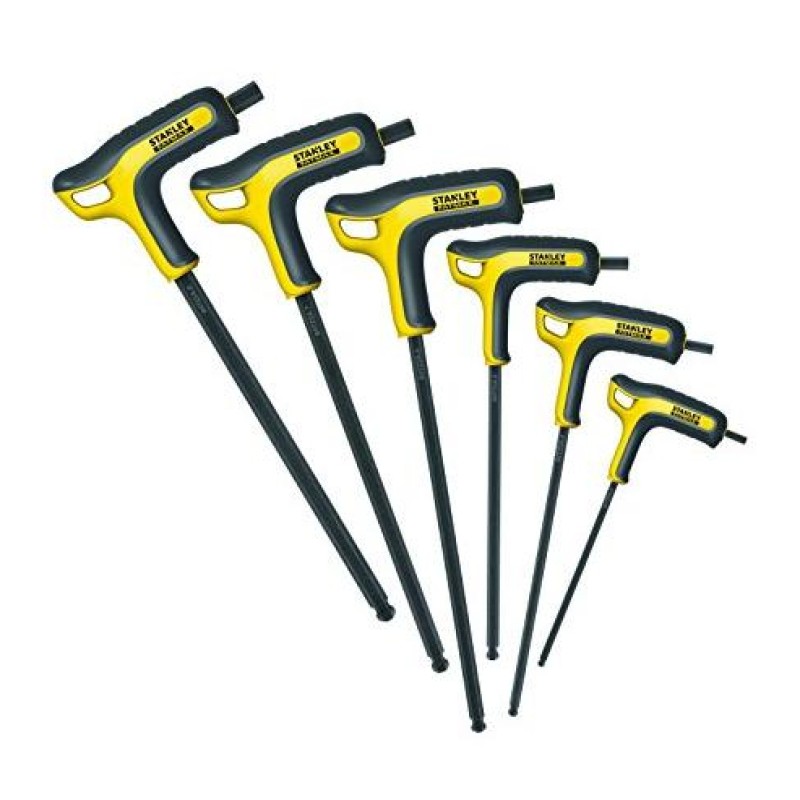 Stanley FMHT0-69049 Set 6 chei imbus cu cap sferic si maner P: 3, 4, 5, 6, 7, si 8 mm